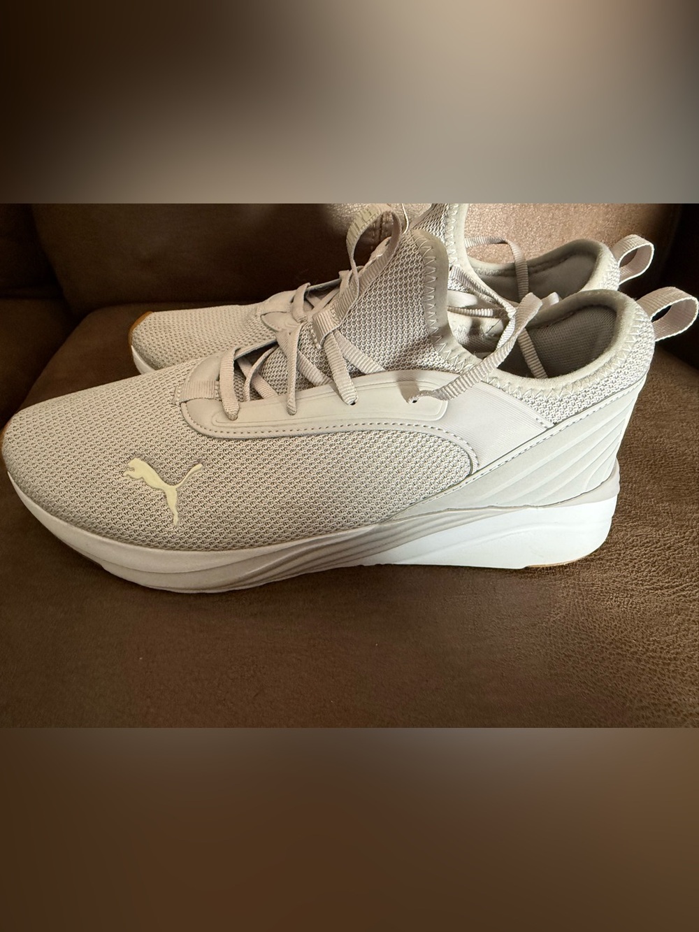 PUMA Softride Ruby Luxe Femme Womens Rose Sneakers Casual Shoes Size 9